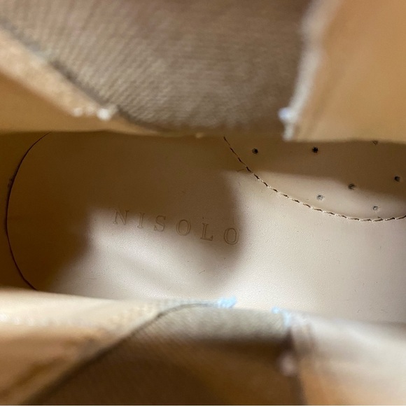 Nisolo Brown Leather Almond Toe Classic Chelsea Bootie 10 - Picture 12 of 14